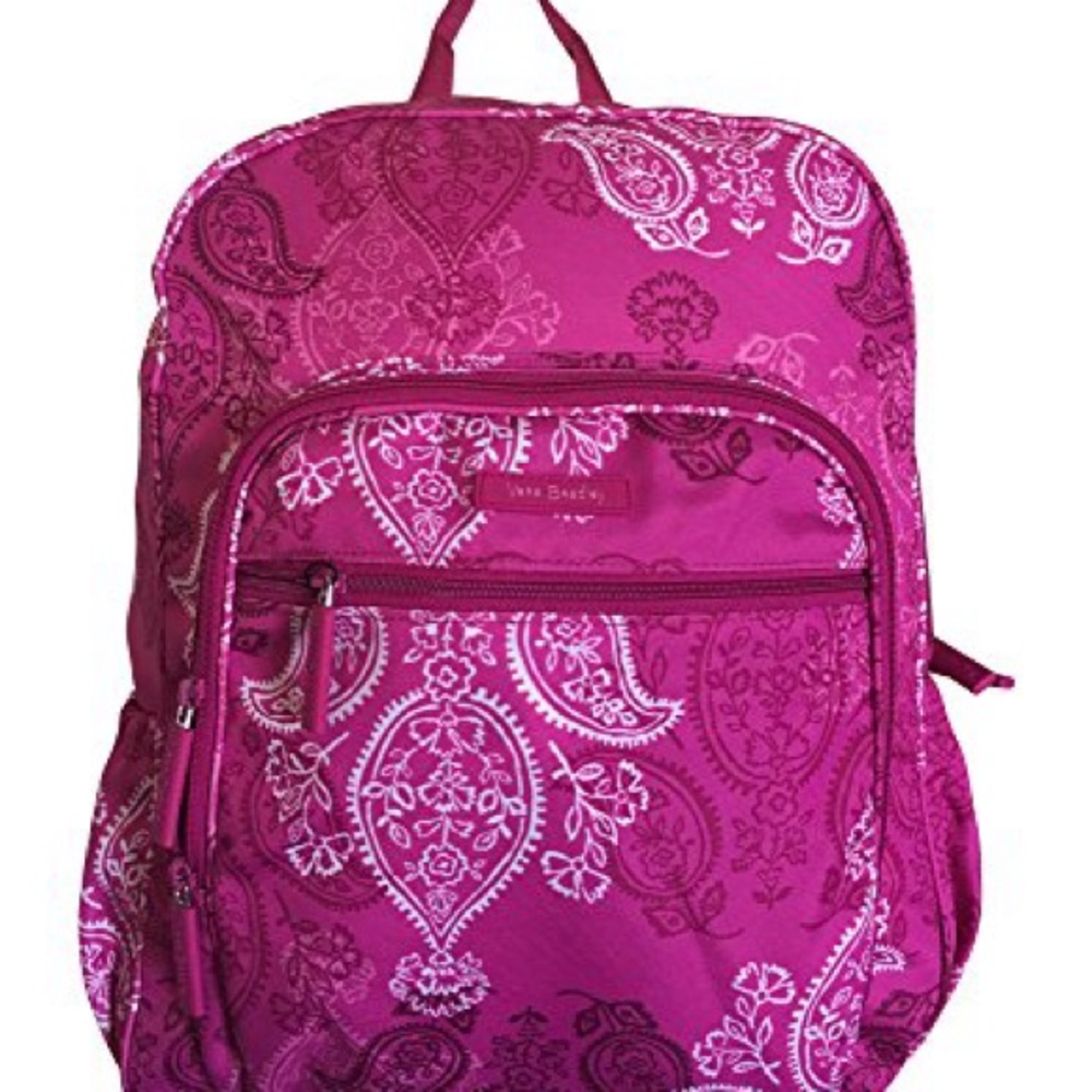 Vera Bradley Fuchsia Paisley Backpack